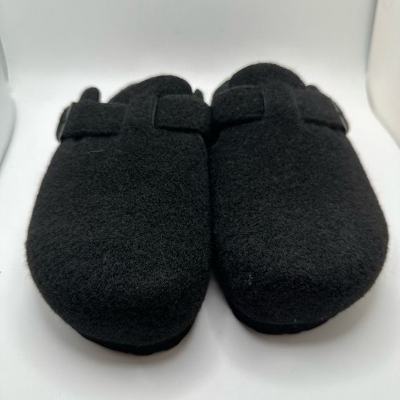 CUSHIONAIRE Womens Clog 8.5 BLACK WOOL - Picture 2 of 7